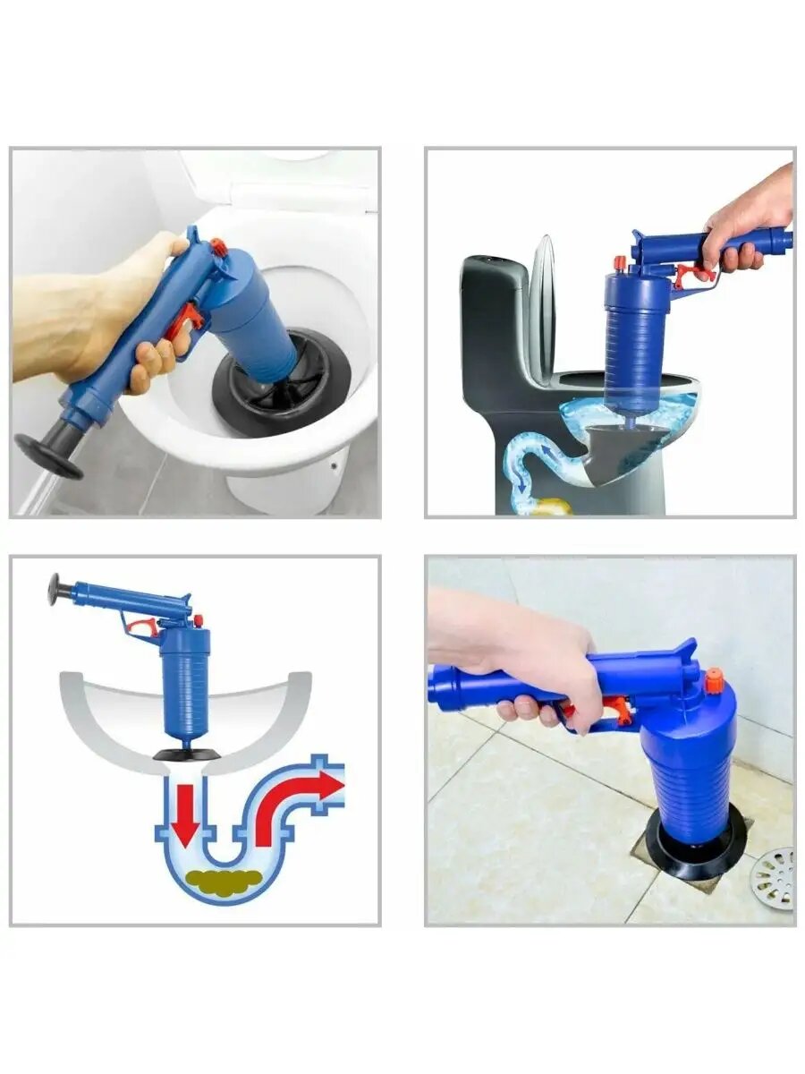 фото Вантуз-пистолет для прочистки труб/Вантуз насос для труб