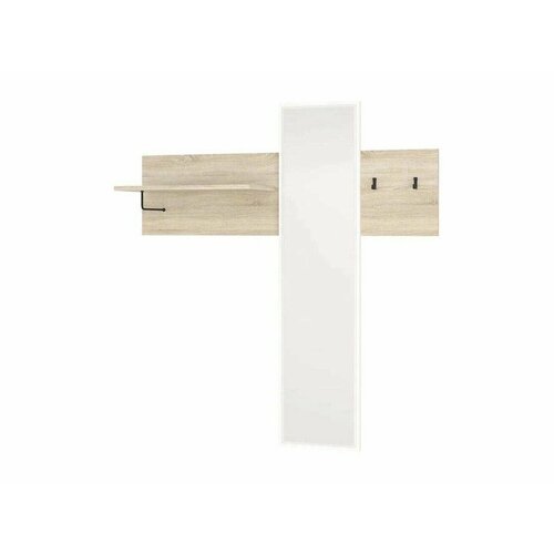 2-3820 Вешалка с зеркалом Колибри дуб сономарамух белый 6475₽