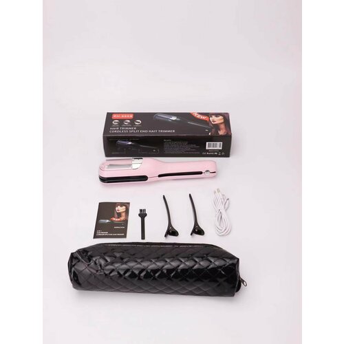 Многофункциональный триммер для волос в розовой кожаной сумке 122100₽
