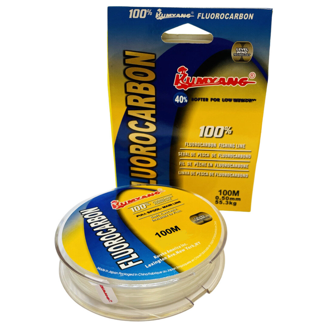 Леска рыболовная Fluorocarbon 100 m 0.30 mm 27.5 kg