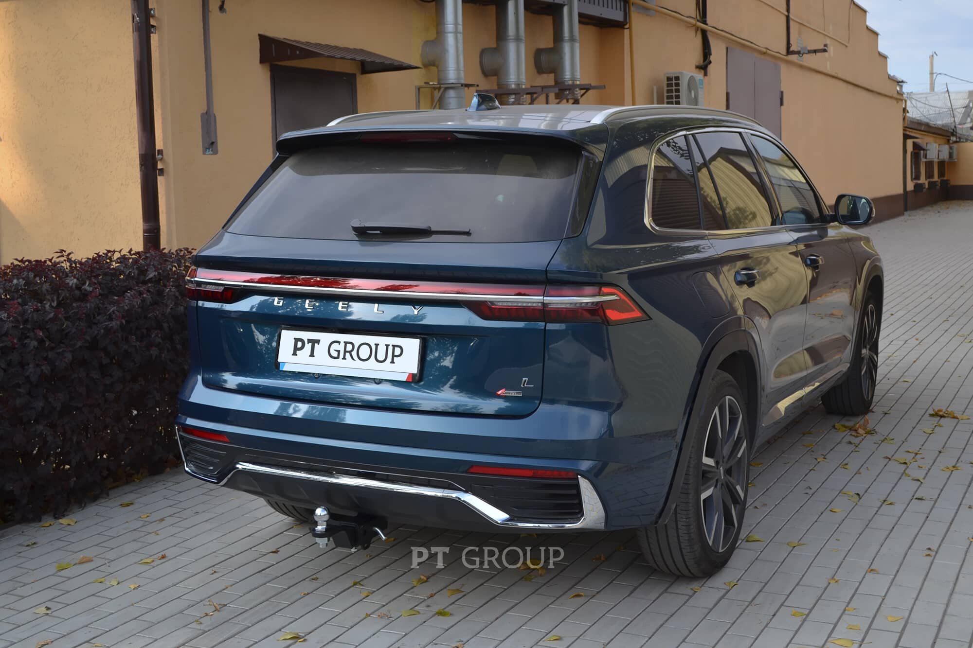 ТСУ (фаркоп) PT GROUP для а/м Geely Monjaro (Джили Монжаро). Тип шара: E — фото 1