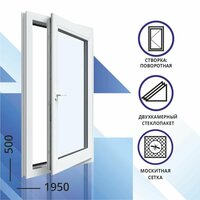 Конструкция оконных профилей состоит из поворотной системы состоящая из двух камер с москитной сеткой представляет собой  ...