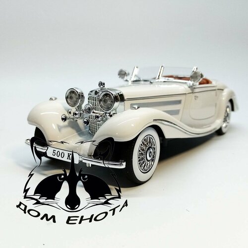 Машинка Мерседес ретро. Металлическая модель Mercedes классическая модель