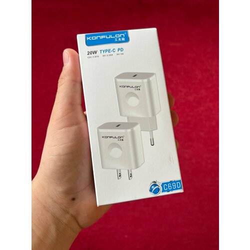 Адаптер Konfulon C69D 20W белый 2499₽