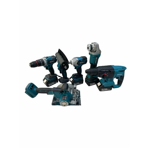 Набор электроинструментов 6 в 1 бесщеточный