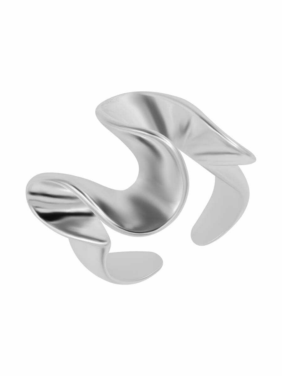 Кольцо-кулон OTOKODESIGN, безразмерное, ширина 15 мм, серебристый