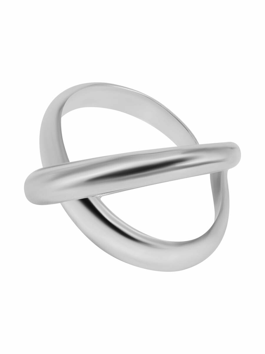 Кольцо-кулон OTOKODESIGN, безразмерное, ширина 15 мм, серебро — фото 1