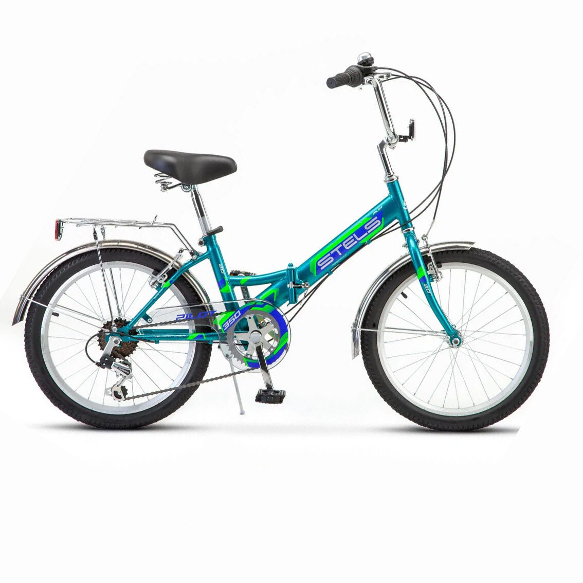 фото Велосипед взрослый складной дорожный STELS Pilot-350 20" Z010 синий 13" (Требует финальной сборки)