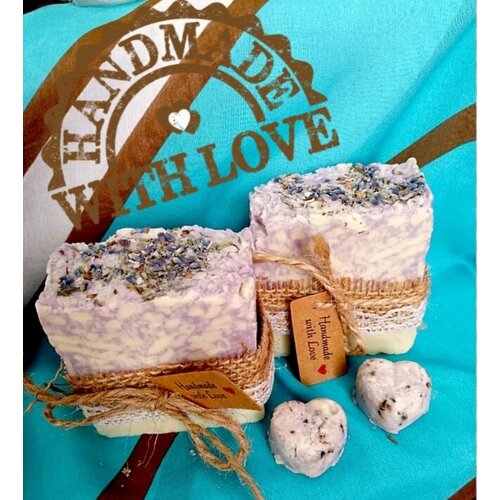 Марсельское мыло с лавандой ручной работы 380₽