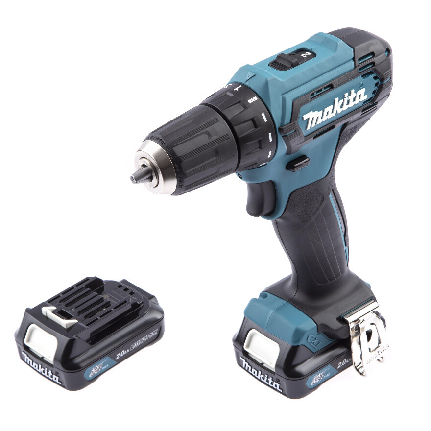 MAKITA DF333DWAE Дрель-шуруповерт аккумуляторный 12V CXT, 30 Нм в кейсе (2 х 2 Ач)