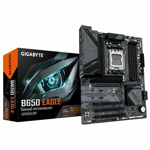 Материнская плата Gigabyte B650 EAGLE SocketAM5 AMD B650 4xDDR5 ATX AC97 8ch71 GbLAN RAIDHDMIDP 21990₽