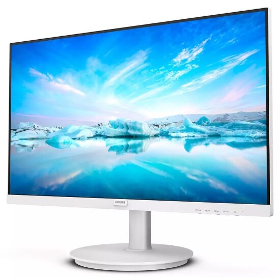 Монитор Philips 271V8AW, 27", IPS, 75Гц, 1920x1080, белый — фото 1