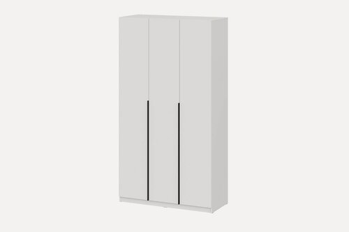 Изображение товара Шкаф для одежды Hoff ШК 5, 120,1х221,6х50,6 см, ЛДСП, с штангой, цвет белый текстурный