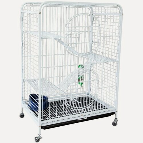 Изображение товара Клетка для грызунов Triol C2-1W, белая, 64х43,5х92,5 см