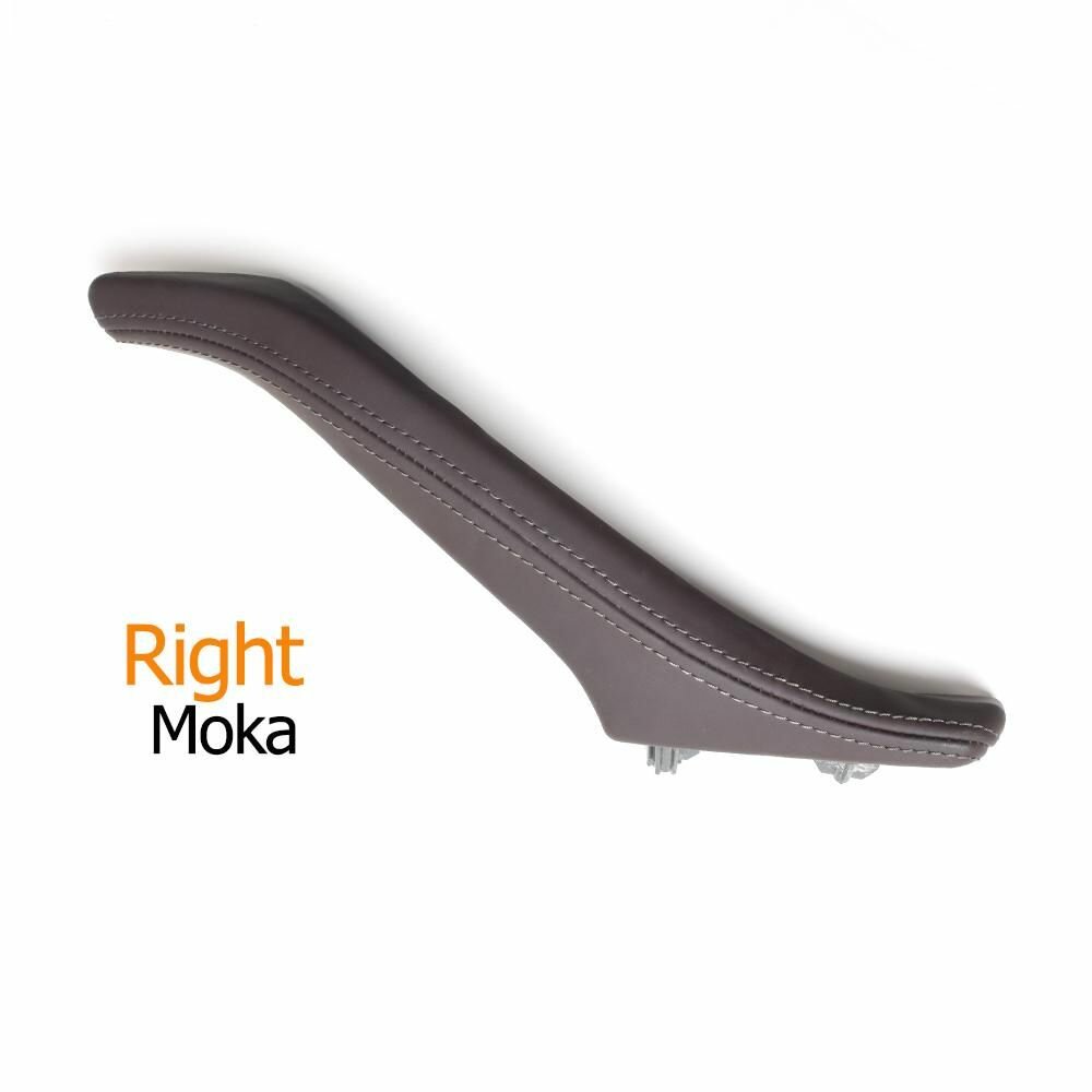 фото Ручка двери передняя правая внутренняя бмв ф10 bmw f10 коричневая ( Moka ) подходит на переднюю правую и заднюю правую двери