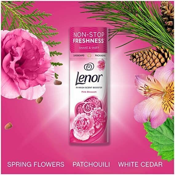 Lenor Pink Blossom IN-WASH SCENT BOOSTER Ленор Парфюм для стирки в гранулах, 245 г