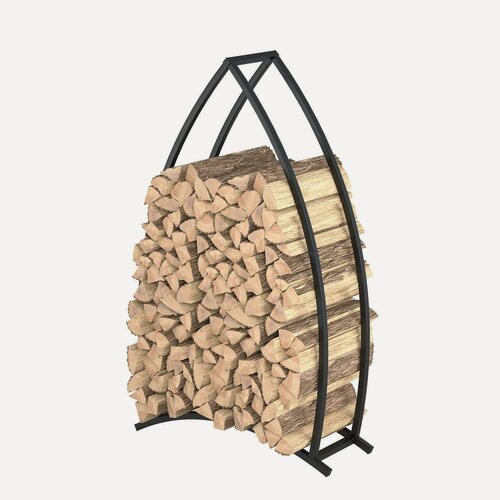 Изображение товара Дровница ВЕЗУВИЙ ЛОТОС, сталь, напольная, высота 115 см, вес 22 кг