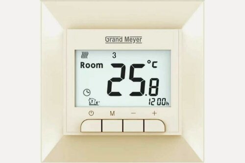 Изображение товара Терморегулятор Grand Meyer "GM-119i", электронный, программируемый, скрытый монтаж