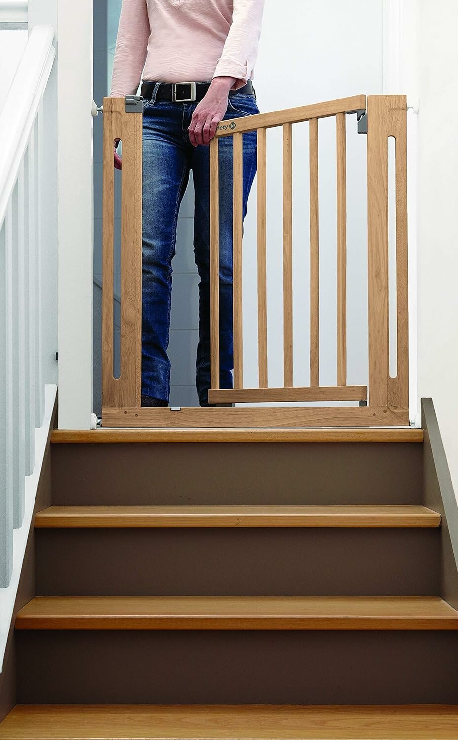 Ворота безопасности Safety1st EASY CLOSE WOOD NATURAL 73-80см 24040100