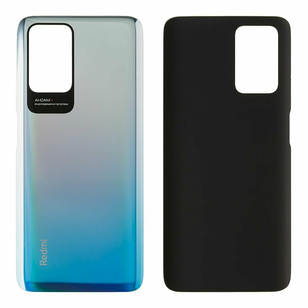 Задняя крышка для Xiaomi Redmi 10 (21061119DG)/Redmi 10 2022 (22011119UY) (голубой) — фото 1