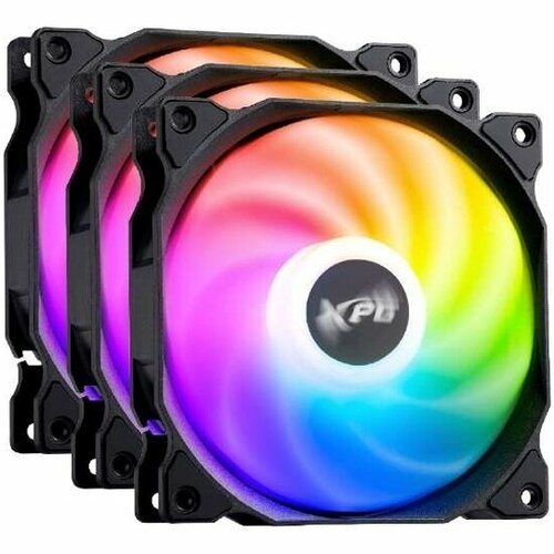 Вентиляторы для корпуса Xpg VENTO 120 ARGB PWM Black 3шт VENTO120ARGBPWM3C-BKCWW 3370₽