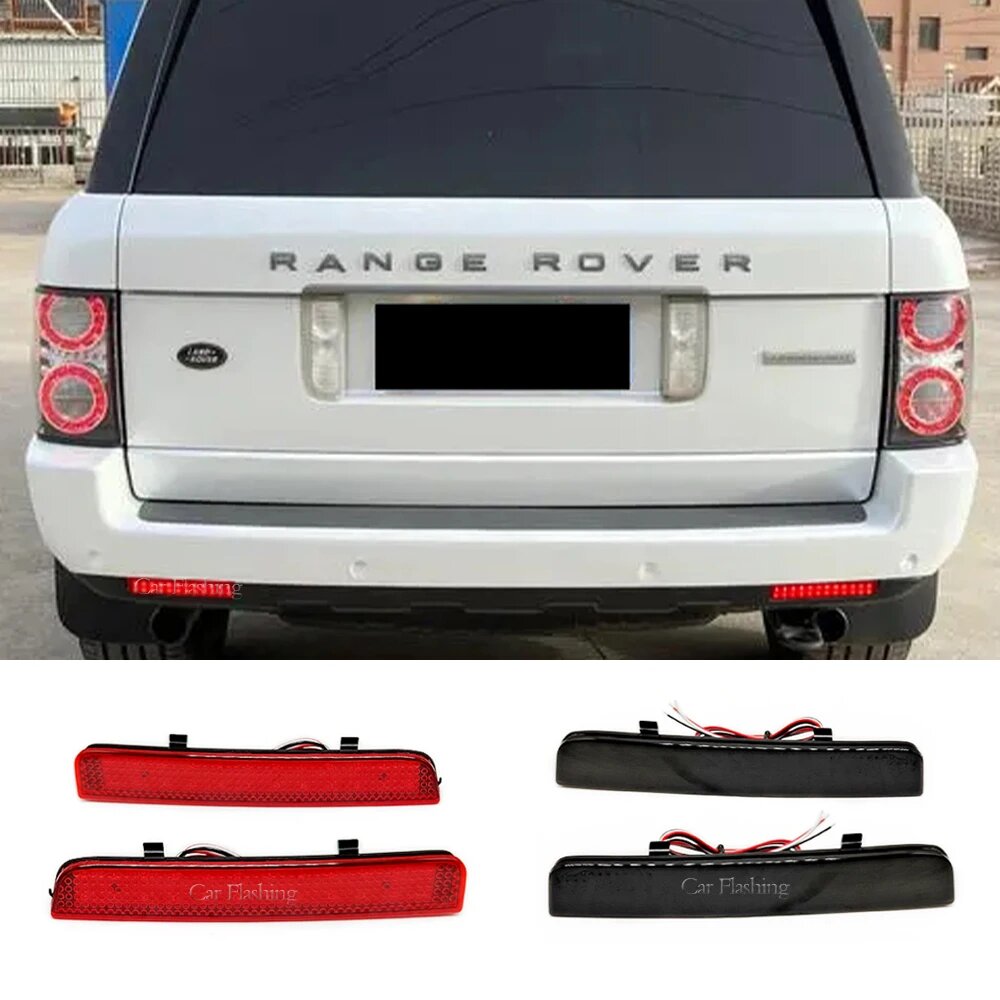 Автомобильный фонарь заднего бампера, рефлектор заднего бампера для Land Rover Range Rover L322 Freelander 2, задний фонарь, Smoke cover — фото 1