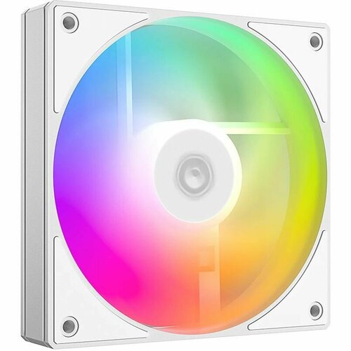 Вентилятор для корпуса ID-COOLING AS-120-ARGB-W (120mm, 2000rpm, 58.0 CFM, 27.2 дБ, PWM 4-pin, ARGB, white) (AS-120-ARGB-W)