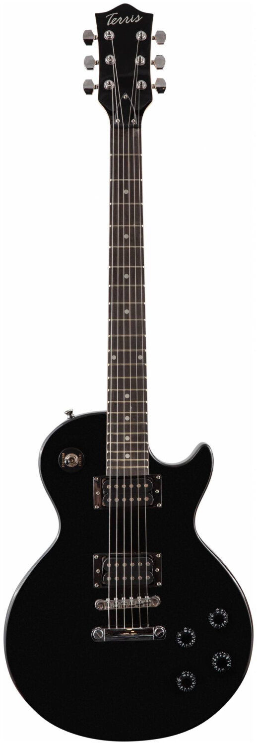 TERRIS TLP-039 BK электрогитара Les Paul, HH, 2V2T, цвет черный