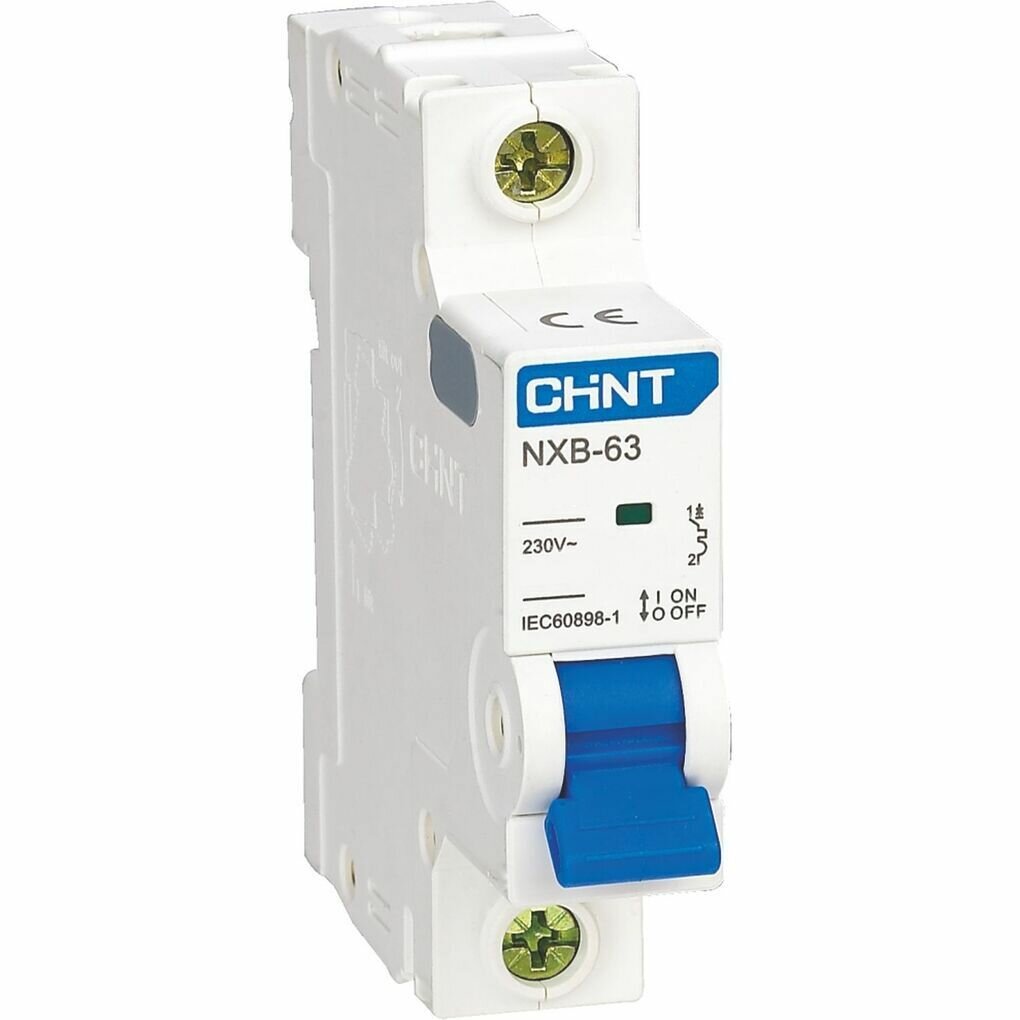 Автоматический выключатель Chint NXB-63 1P C6