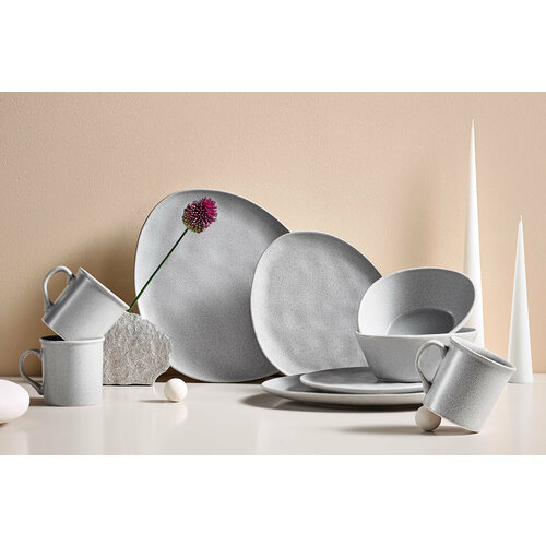 Тарелка десертная EVIO Vesta23х2х23 цвет серый матовый 299₽