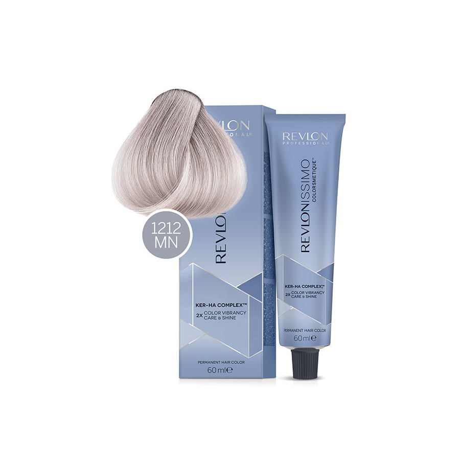 Revlon Professional Revlon Revlonissimo Colorsmetique 1212 MN - Перманентная краска для волос интенсивный блонд пепельно-перламутровый нейтрализующий 60 мл