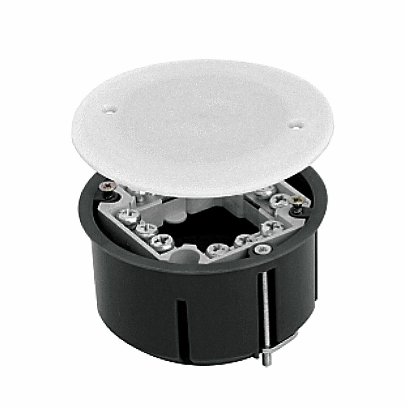 Коробка универсальная КМП-020-027 с металлическими лапками клеммником и крышкой (80х45) EKF PROxima - 160 штук