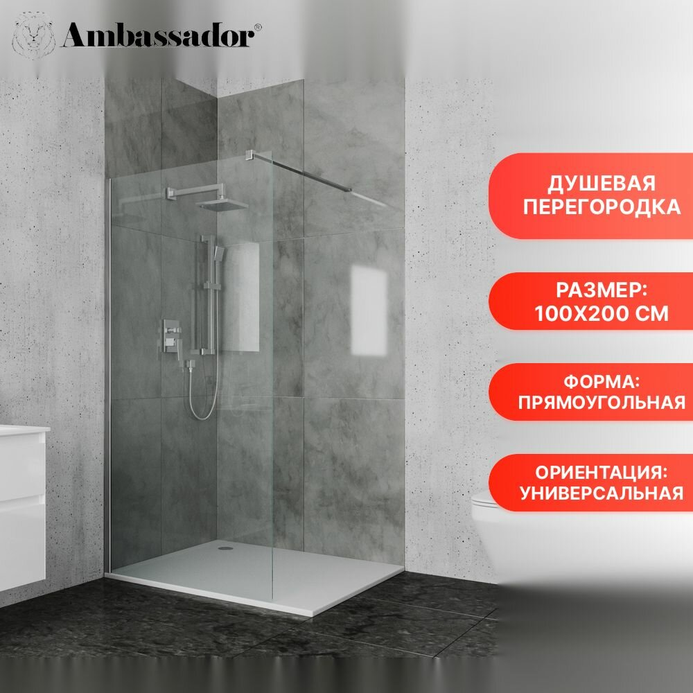 Душевая перегородка Ambassador Walk-in 15031102