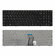 Клавиатура Lenovo IdeaPad G500, G500A, G500C Series (черная) с чёрной рамкой