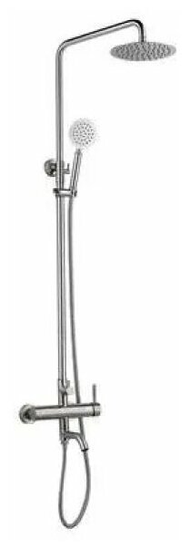 SAP16-A097, см-ль для ванны с душевой системой, с кор. круглым пов. Изливом, картридж ø35