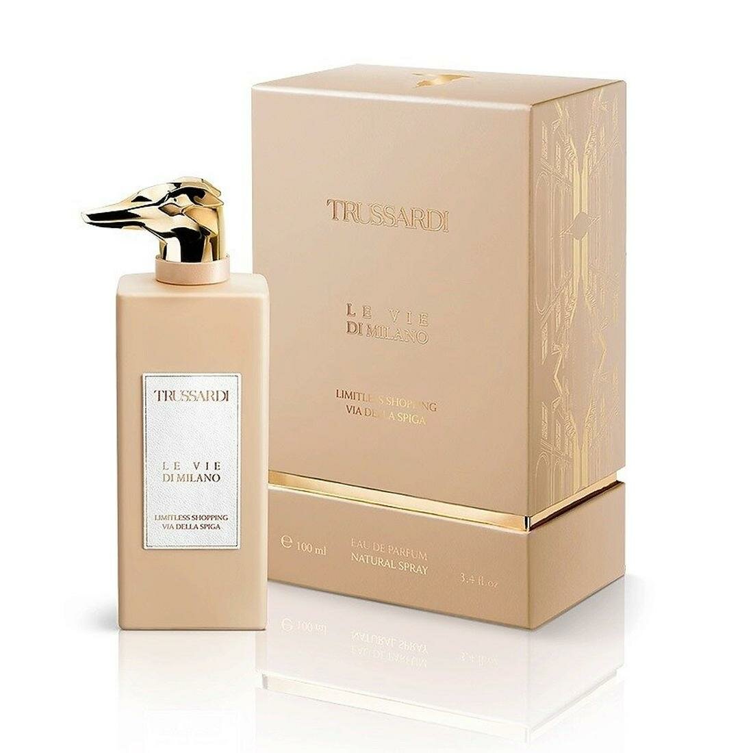 Парфюмерная вода TRUSSARDI Le Vie di Milano Limitless Shopping Via della Spiga 100 мл, 100 г — фото 1