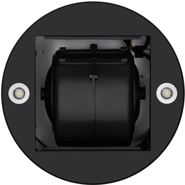 Островная вытяжка Maunfeld Lee Light Isla 35 Sensor черный