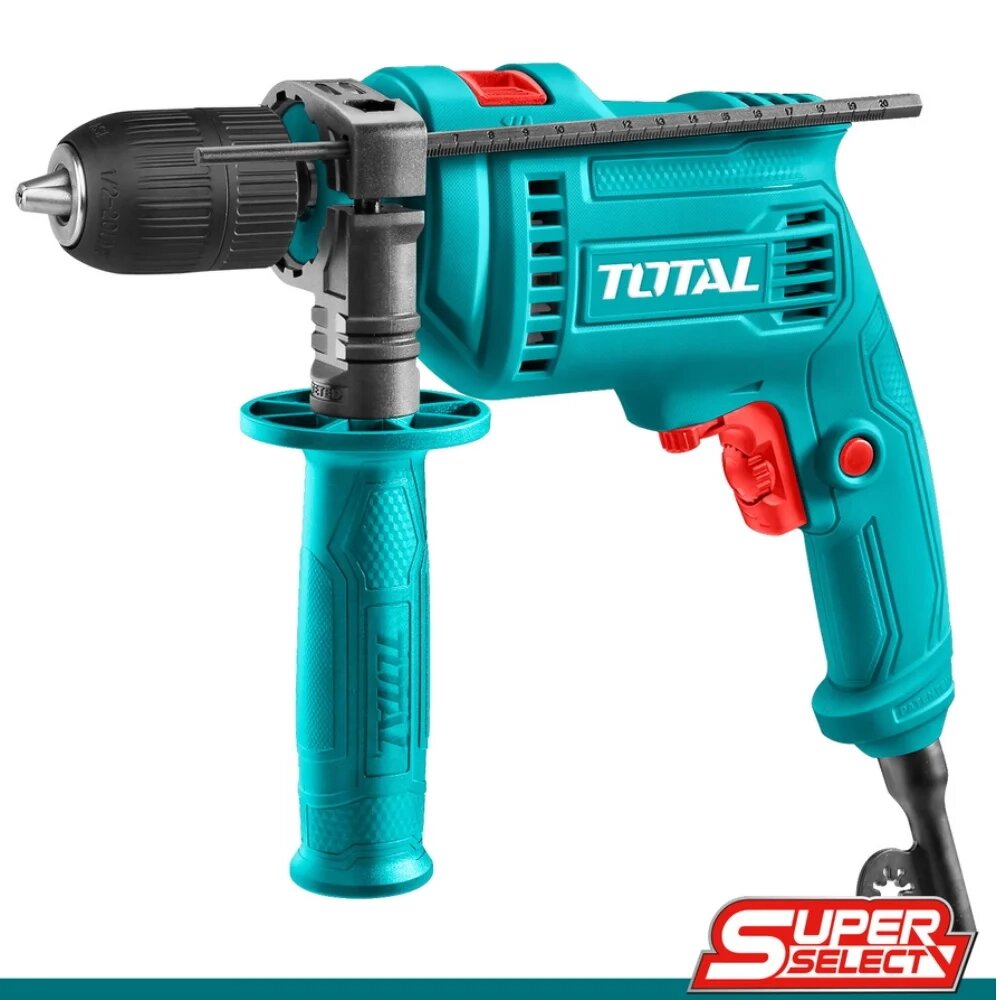 Электрическая дрель TOTAL TG1061356-2, быстрозажимной патрон