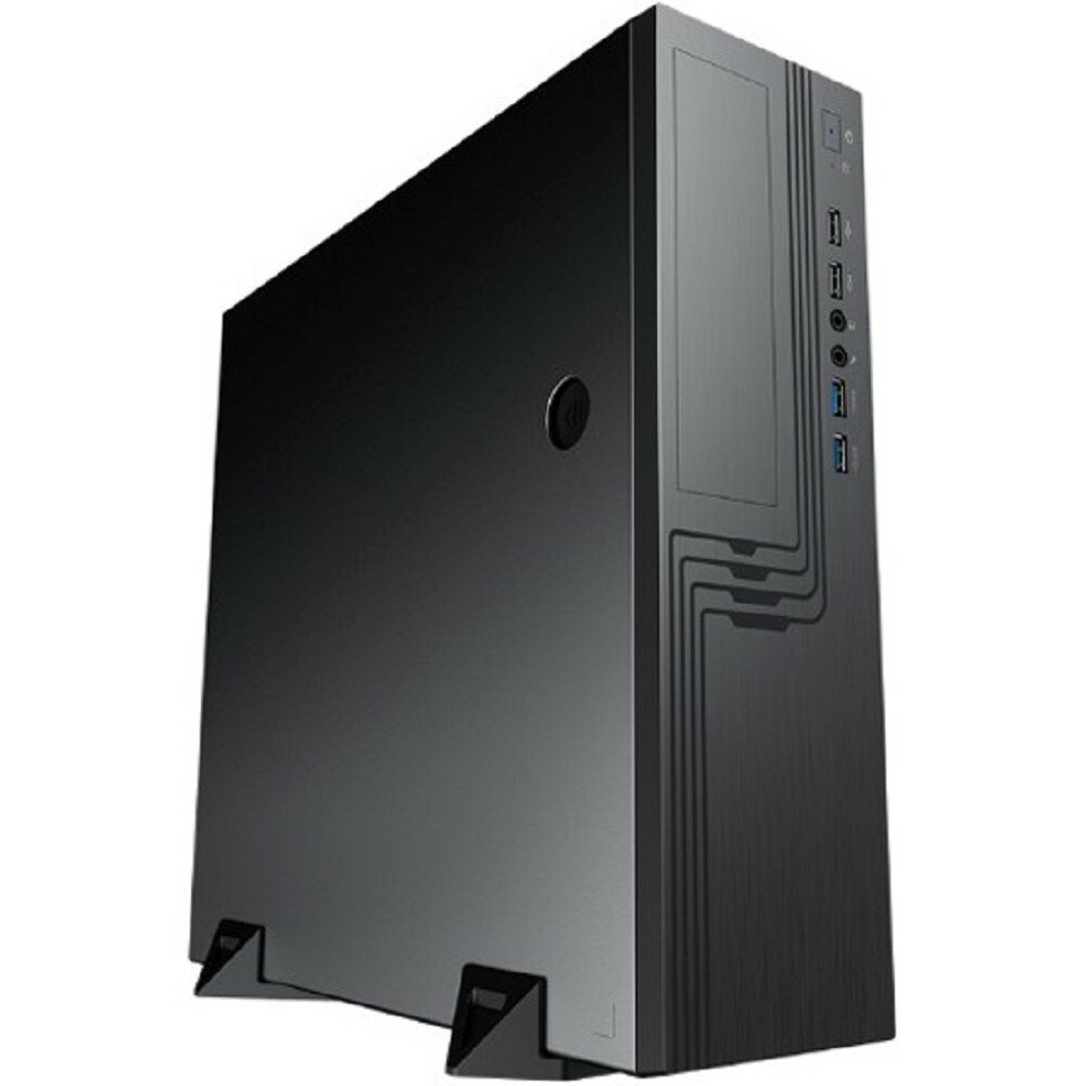 Powerman Корпус EL555BK PM-300ATX U3.0 2+U2 2+2 combo Audio: fan 9cm; intrusion switch Slim Case 6141876
