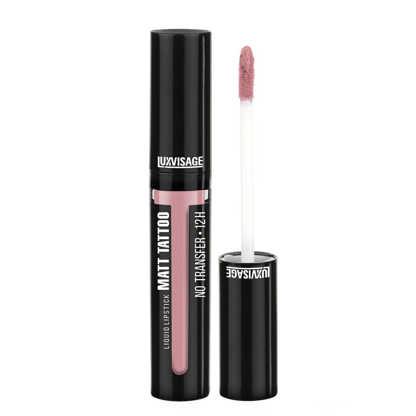 Помада для губ Luxvisage, Matt Tattoo, матовый финиш, тон 123 Dusty rose, 5 г