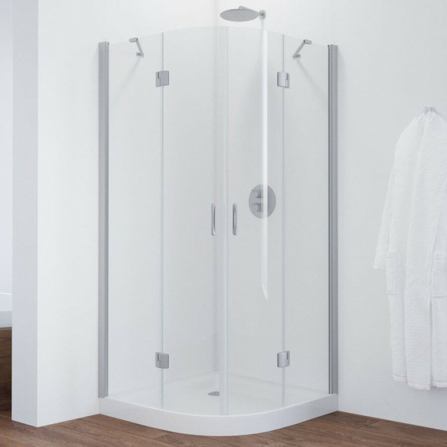 Душевой уголок Vegas Glass AFS 0110 07 01 стекло прозрачное, 110x110 - фото №1