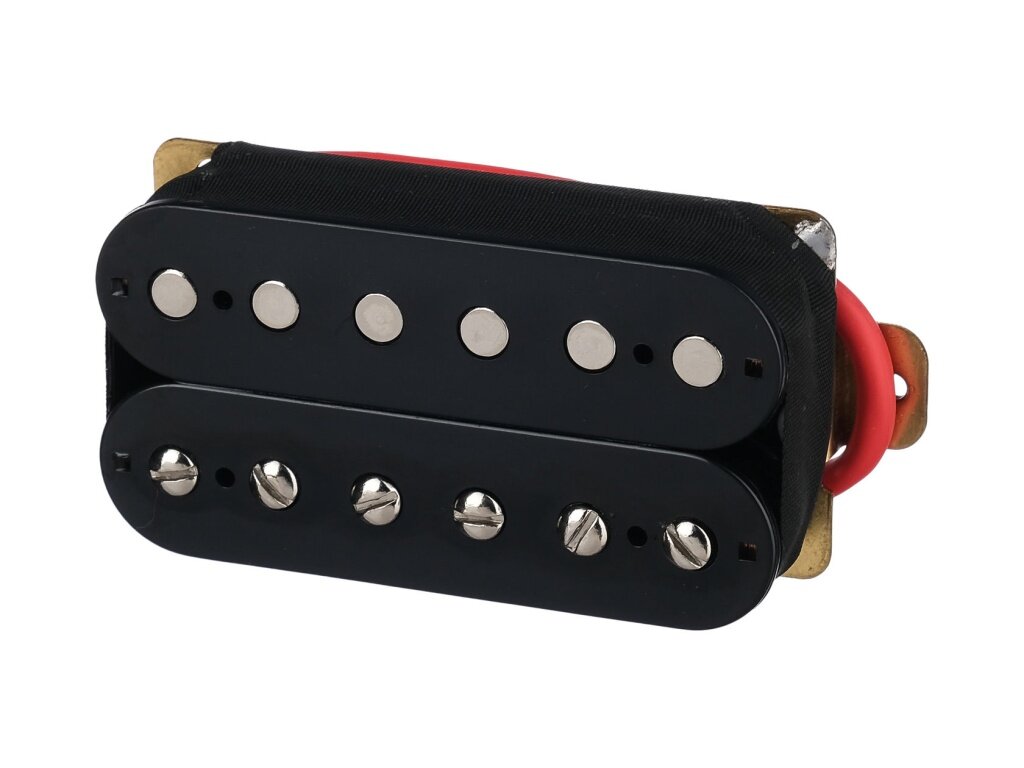 M427BK Звукосниматель хамбакер, бриджевый(bridge), черный, Musiclily