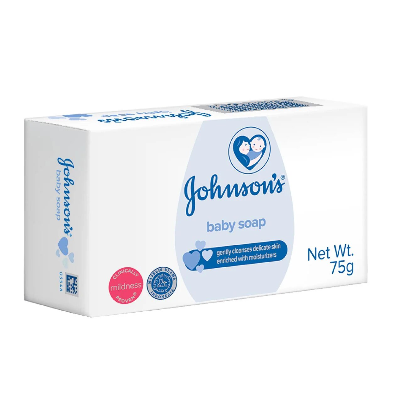 Мыло Johnson's Baby детское, для чувствительной кожи, без раздражения 75g — фото 1