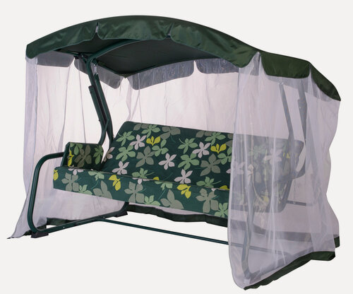 Изображение товара Садовые качели Удачная Мебель "Тропикана", металлические, зелёные, до 300кг