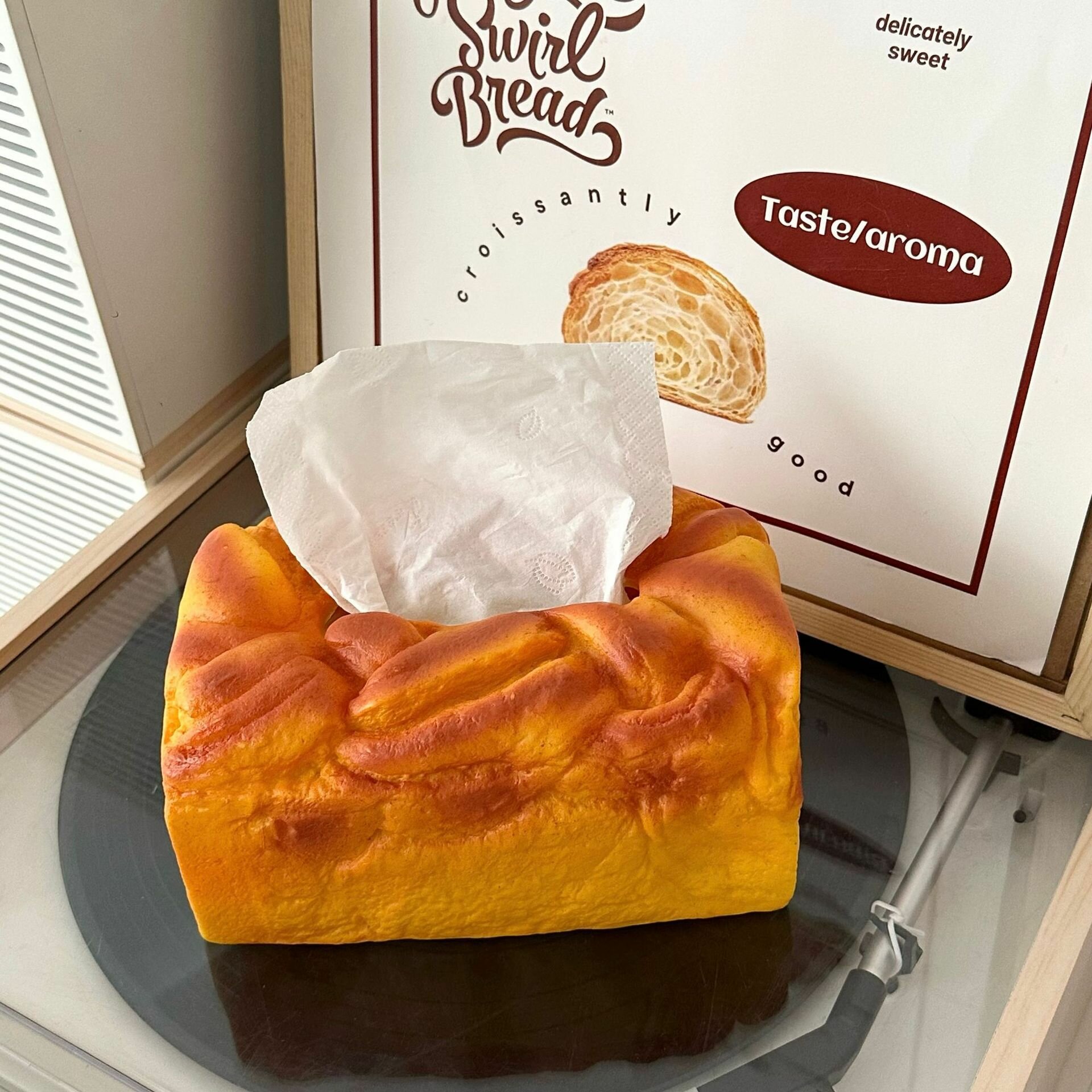 Коробка для салфеток в форме тоста 18х11х9 см