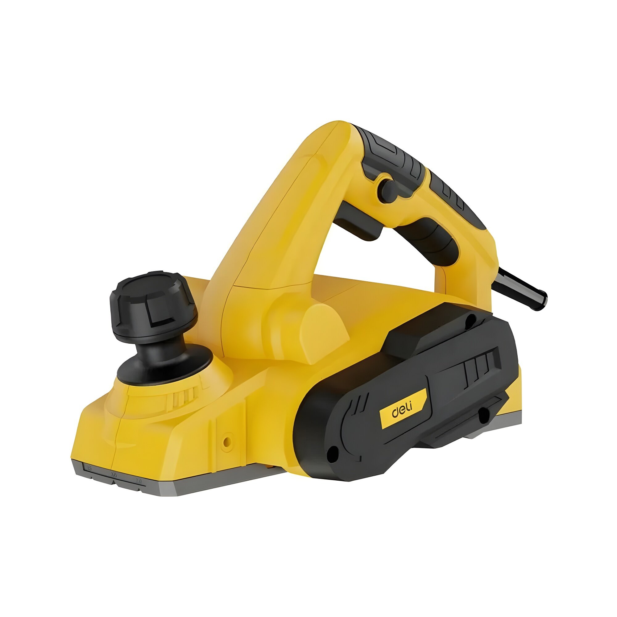 Электрорубанок Deli DC592 800 Вт ширина строгания 82 мм выборка четверти желтый-черный