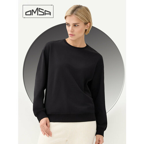 фото Свитер omsa omsa casual, размер 52, , nero