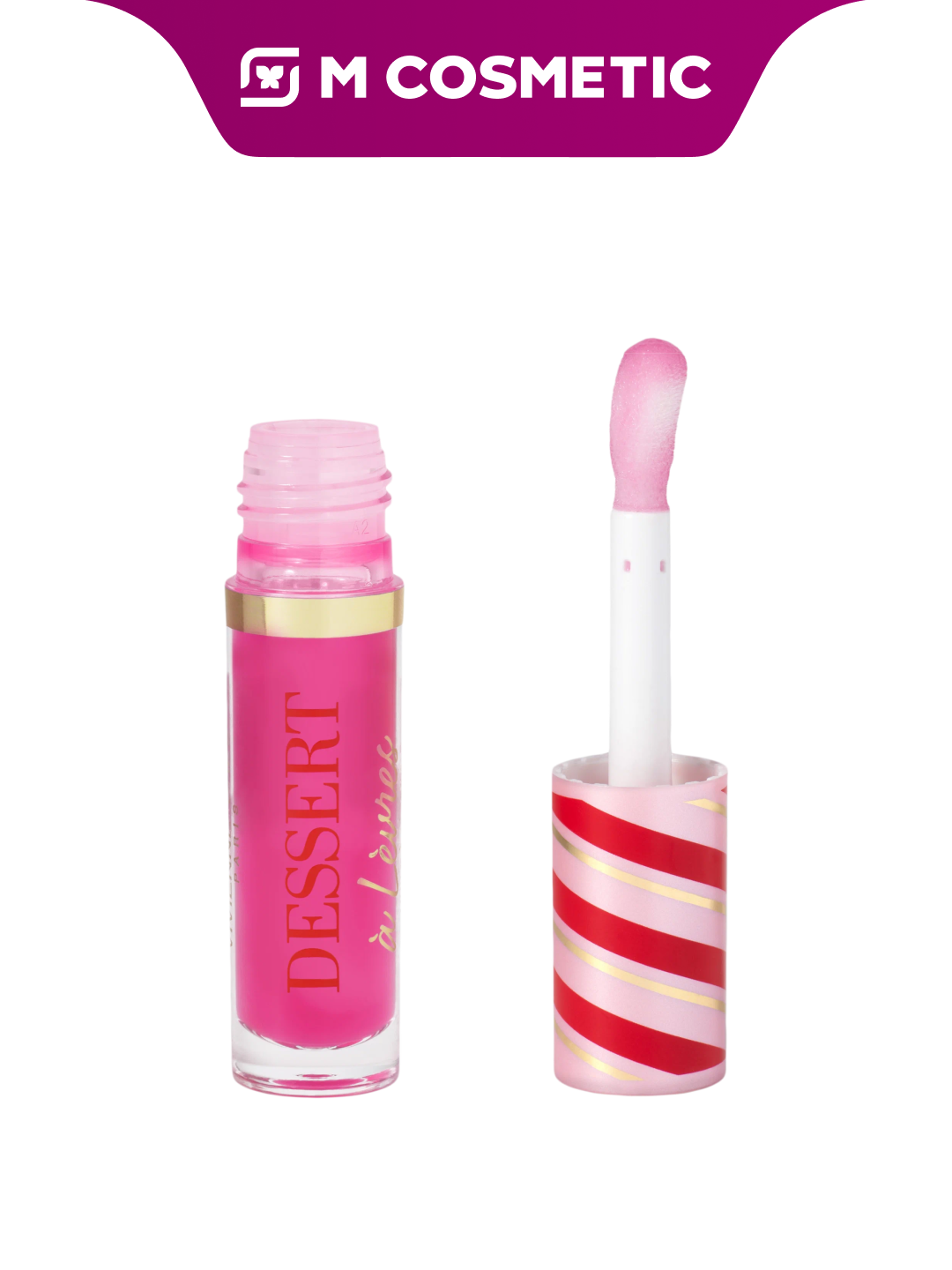 Масло для губ Vivienne Sabo Dessert, с тёплым оттенком, увлажняющая формула, 3 мл