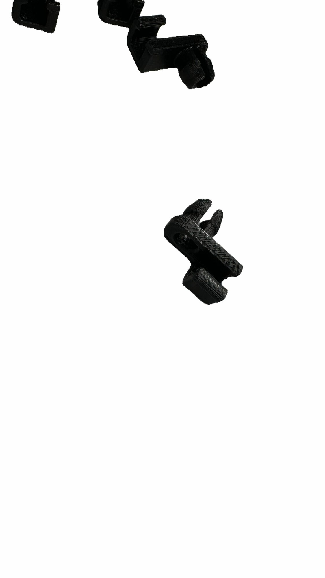 Фиксатор тяги дверного замка для авто, универсальный, 4 шт, черный — фото 1