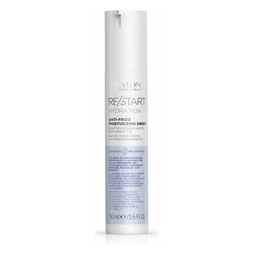 Купить REVLON ReStart Hydration Anti-Frizz Moisturizing Drops Увлажняющие капли для смягчения волос, 50 мл